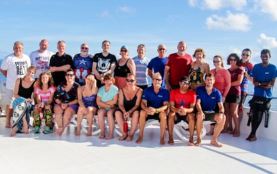 Everyone loved scuba diving in the Maldives